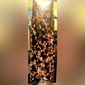 White House black market floral mini dress